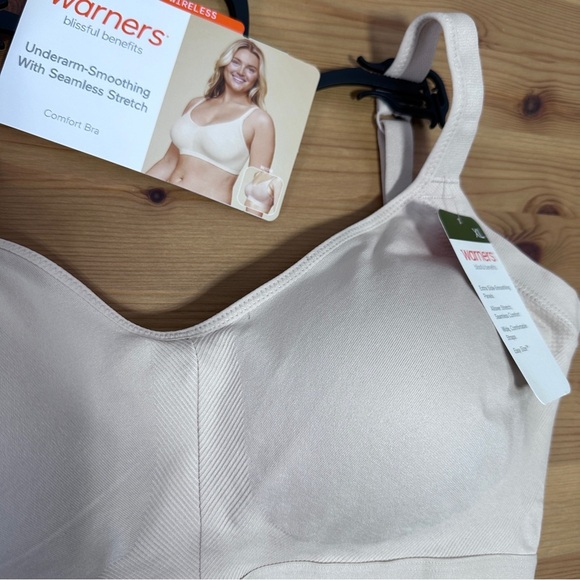 Warner’s Seamless Underarm-Smoothing Bra | Stretch Comfort | Size XL | NWT - Picture 2 of 4